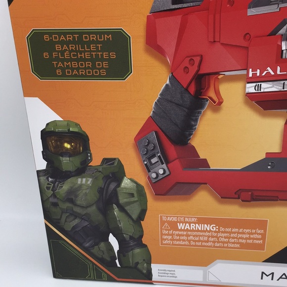 Nerf Halo Mangler Dart Blaster 6 Dart Drum - Picture 3 of 12